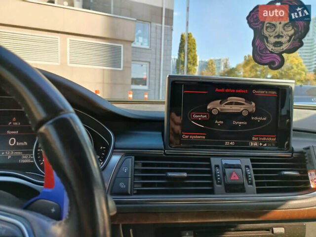 Сірий Ауді A7 Sportback, об'ємом двигуна 3 л та пробігом 178 тис. км за 17300 $, фото 7 на Automoto.ua