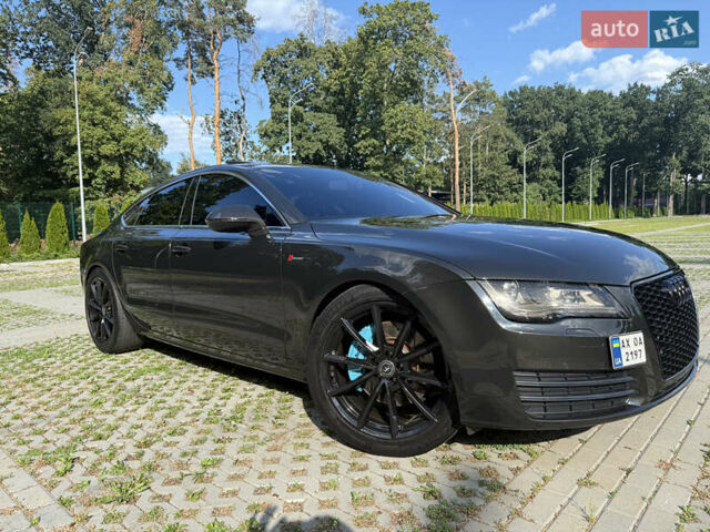 Серый Ауди A7 Sportback, объемом двигателя 3 л и пробегом 194 тыс. км за 23300 $, фото 2 на Automoto.ua
