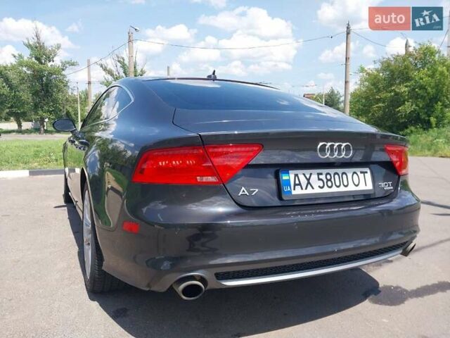 Серый Ауди A7 Sportback, объемом двигателя 3 л и пробегом 192 тыс. км за 18000 $, фото 5 на Automoto.ua