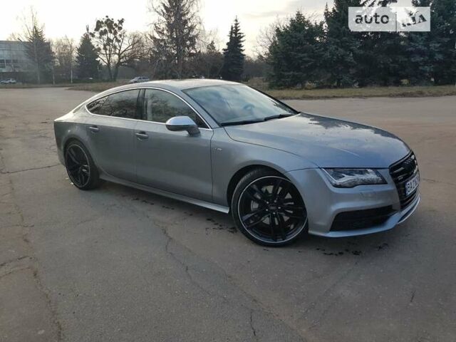 Сірий Ауді A7 Sportback, об'ємом двигуна 3 л та пробігом 129 тис. км за 18500 $, фото 2 на Automoto.ua