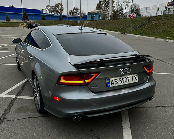 Серый Ауди A7 Sportback, объемом двигателя 3 л и пробегом 126 тыс. км за 25500 $, фото 4 на Automoto.ua