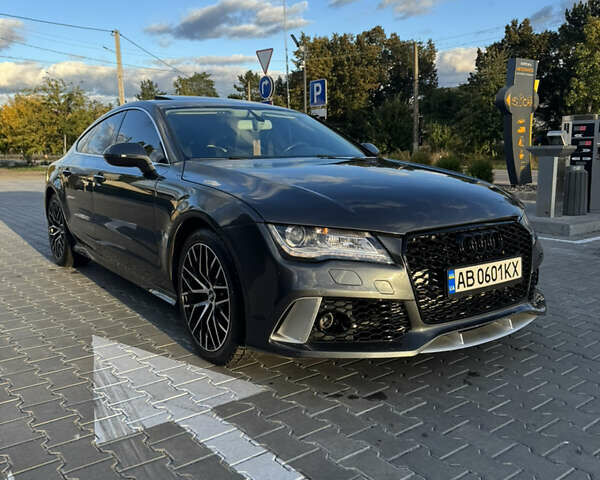 Серый Ауди A7 Sportback, объемом двигателя 3 л и пробегом 146 тыс. км за 21800 $, фото 19 на Automoto.ua