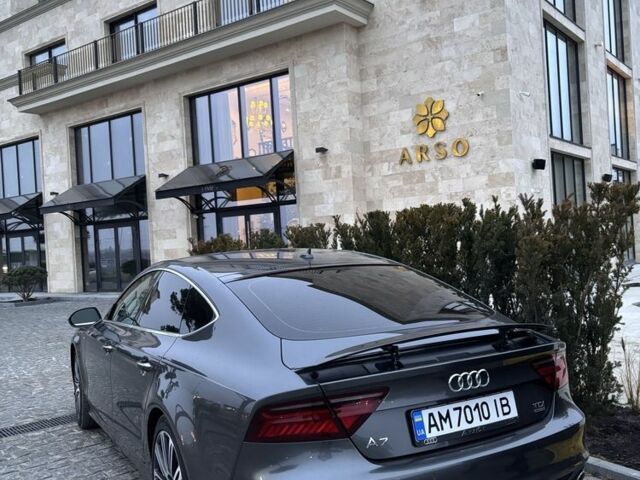 Серый Ауди A7 Sportback, объемом двигателя 3 л и пробегом 245 тыс. км за 23500 $, фото 1 на Automoto.ua