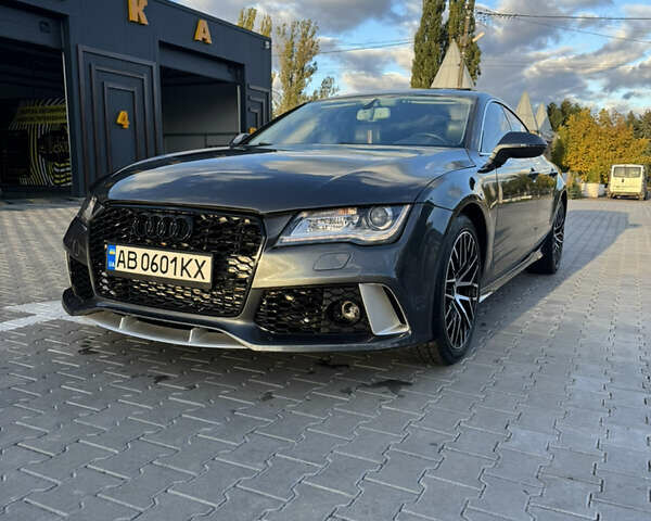 Серый Ауди A7 Sportback, объемом двигателя 3 л и пробегом 146 тыс. км за 21800 $, фото 18 на Automoto.ua