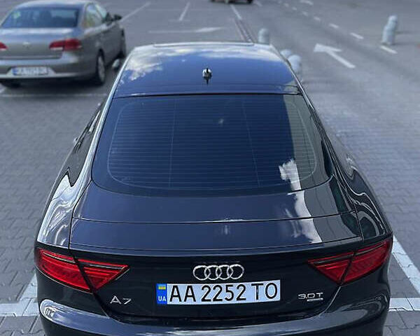 Сірий Ауді A7 Sportback, об'ємом двигуна 3 л та пробігом 105 тис. км за 24550 $, фото 13 на Automoto.ua