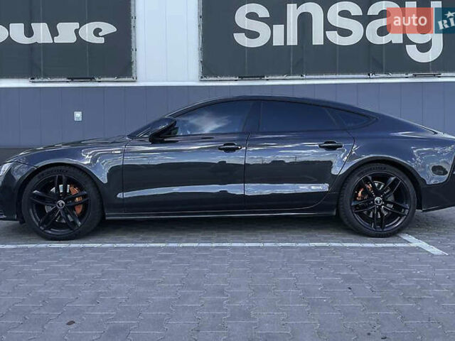 Сірий Ауді A7 Sportback, об'ємом двигуна 3 л та пробігом 105 тис. км за 24550 $, фото 1 на Automoto.ua