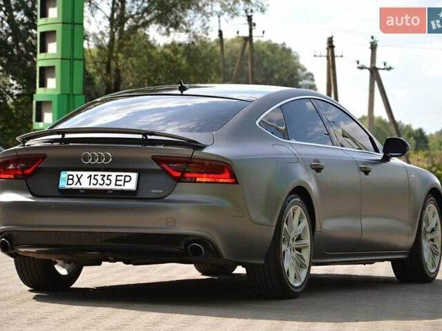 Серый Ауди A7 Sportback, объемом двигателя 3 л и пробегом 108 тыс. км за 22500 $, фото 10 на Automoto.ua