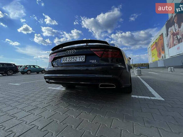 Сірий Ауді A7 Sportback, об'ємом двигуна 3 л та пробігом 105 тис. км за 24550 $, фото 27 на Automoto.ua