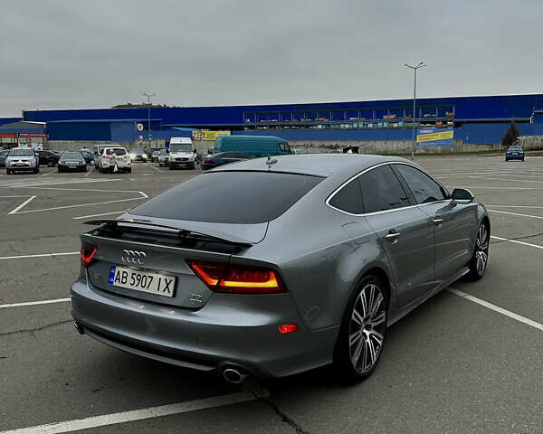 Серый Ауди A7 Sportback, объемом двигателя 3 л и пробегом 126 тыс. км за 25500 $, фото 3 на Automoto.ua