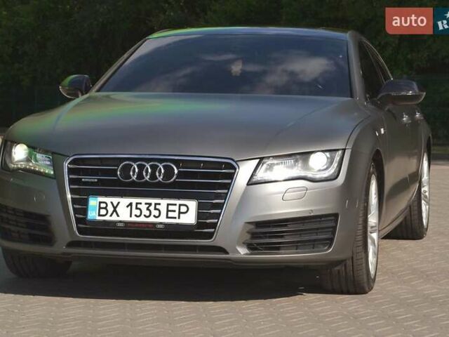 Серый Ауди A7 Sportback, объемом двигателя 3 л и пробегом 108 тыс. км за 22500 $, фото 13 на Automoto.ua