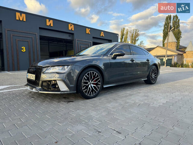 Серый Ауди A7 Sportback, объемом двигателя 3 л и пробегом 146 тыс. км за 21800 $, фото 17 на Automoto.ua