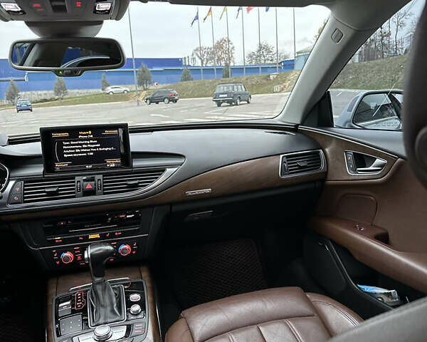 Серый Ауди A7 Sportback, объемом двигателя 3 л и пробегом 126 тыс. км за 25500 $, фото 17 на Automoto.ua