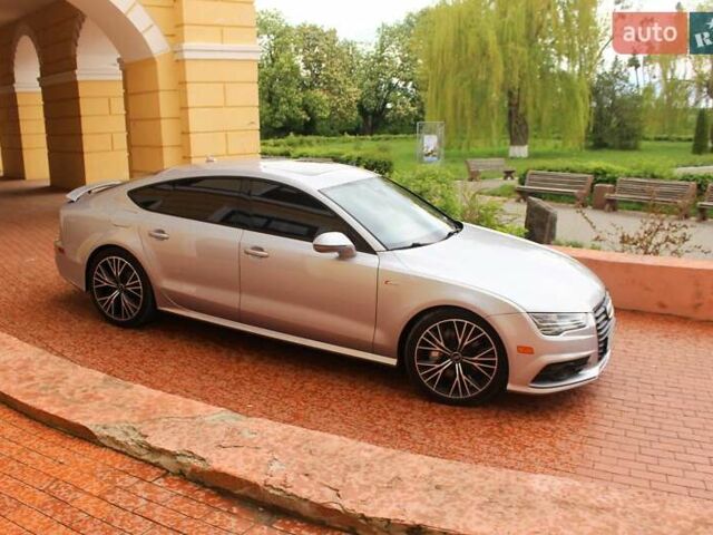 Серый Ауди A7 Sportback, объемом двигателя 3 л и пробегом 158 тыс. км за 29500 $, фото 15 на Automoto.ua
