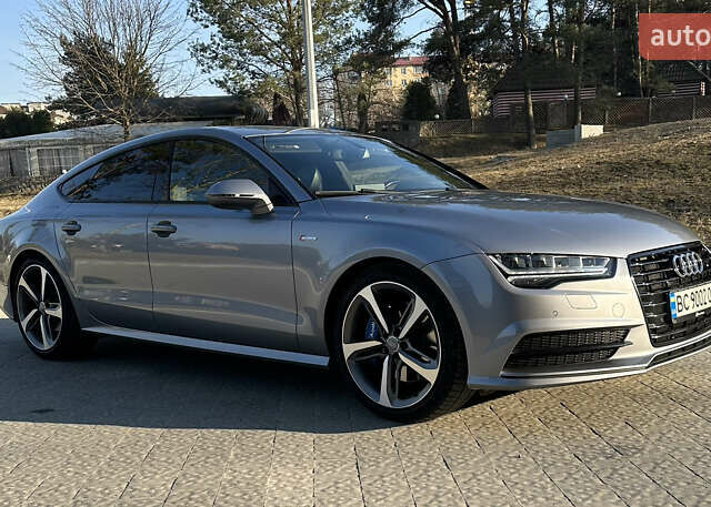 Серый Ауди A7 Sportback, объемом двигателя 3 л и пробегом 145 тыс. км за 26700 $, фото 2 на Automoto.ua