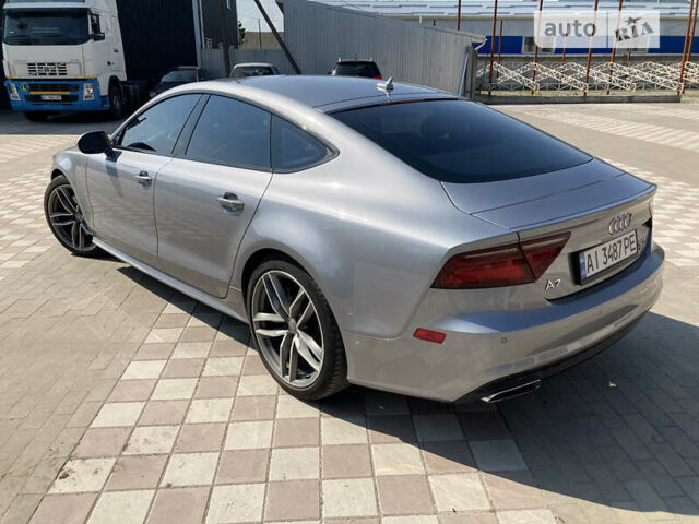 Серый Ауди A7 Sportback, объемом двигателя 3 л и пробегом 133 тыс. км за 27700 $, фото 7 на Automoto.ua