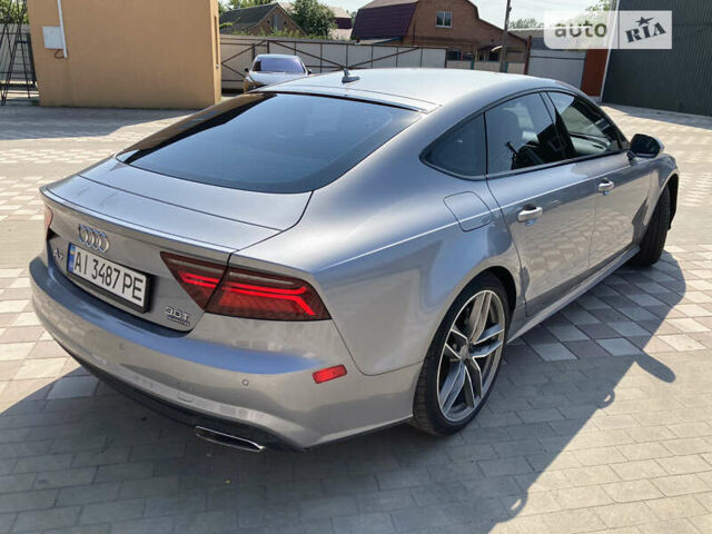 Серый Ауди A7 Sportback, объемом двигателя 3 л и пробегом 133 тыс. км за 27700 $, фото 16 на Automoto.ua