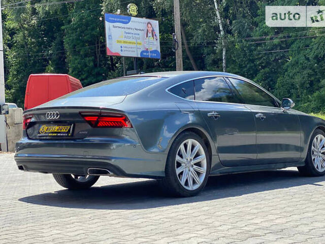 Серый Ауди A7 Sportback, объемом двигателя 3 л и пробегом 181 тыс. км за 34300 $, фото 1 на Automoto.ua