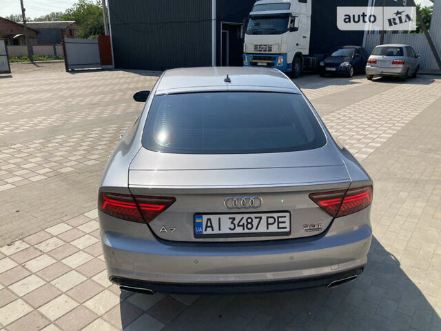 Сірий Ауді A7 Sportback, об'ємом двигуна 3 л та пробігом 133 тис. км за 27700 $, фото 14 на Automoto.ua