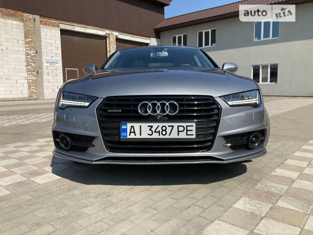 Серый Ауди A7 Sportback, объемом двигателя 3 л и пробегом 133 тыс. км за 27700 $, фото 1 на Automoto.ua