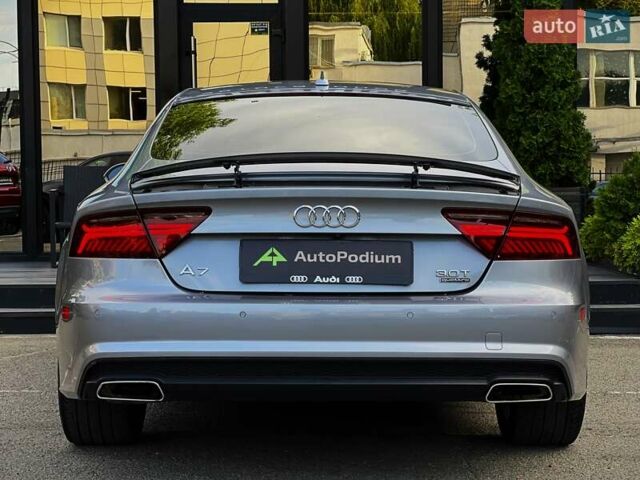 Серый Ауди A7 Sportback, объемом двигателя 3 л и пробегом 69 тыс. км за 31999 $, фото 11 на Automoto.ua