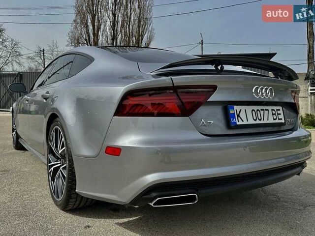 Серый Ауди A7 Sportback, объемом двигателя 3 л и пробегом 200 тыс. км за 23500 $, фото 8 на Automoto.ua