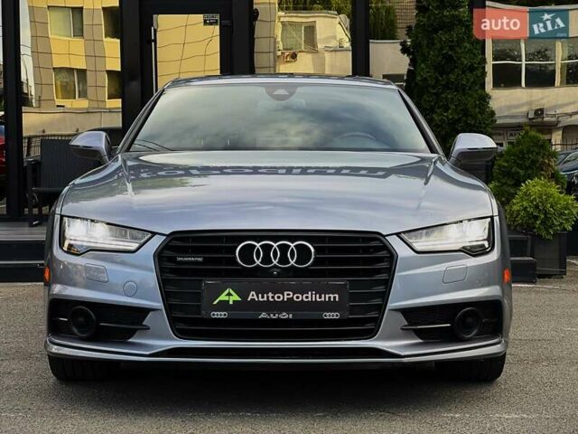 Серый Ауди A7 Sportback, объемом двигателя 3 л и пробегом 69 тыс. км за 31999 $, фото 1 на Automoto.ua