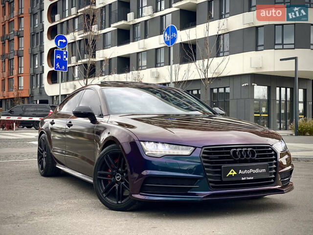 Серый Ауди A7 Sportback, объемом двигателя 3 л и пробегом 110 тыс. км за 20900 $, фото 2 на Automoto.ua