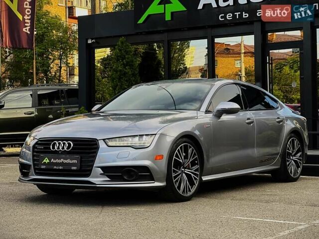 Серый Ауди A7 Sportback, объемом двигателя 3 л и пробегом 69 тыс. км за 31999 $, фото 2 на Automoto.ua