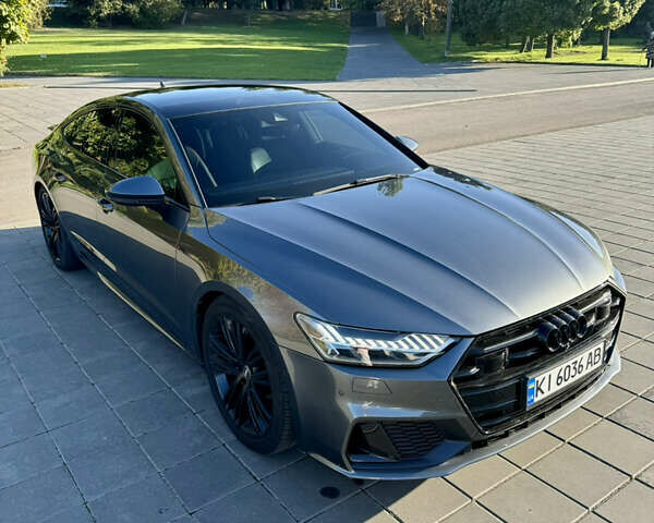 Серый Ауди A7 Sportback, объемом двигателя 3 л и пробегом 70 тыс. км за 44900 $, фото 2 на Automoto.ua