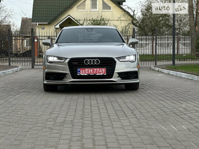 Серый Ауди A7 Sportback, объемом двигателя 3 л и пробегом 85 тыс. км за 29950 $, фото 2 на Automoto.ua