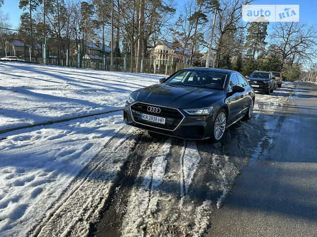 Сірий Ауді A7 Sportback, об'ємом двигуна 3 л та пробігом 61 тис. км за 61500 $, фото 1 на Automoto.ua