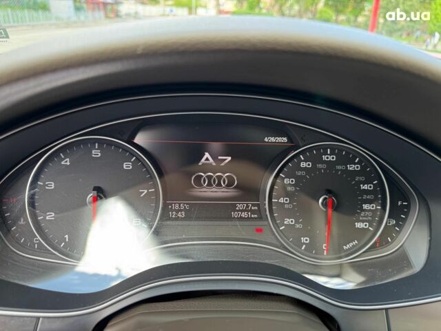 Синій Ауді A7 Sportback, об'ємом двигуна 3 л та пробігом 108 тис. км за 22290 $, фото 14 на Automoto.ua