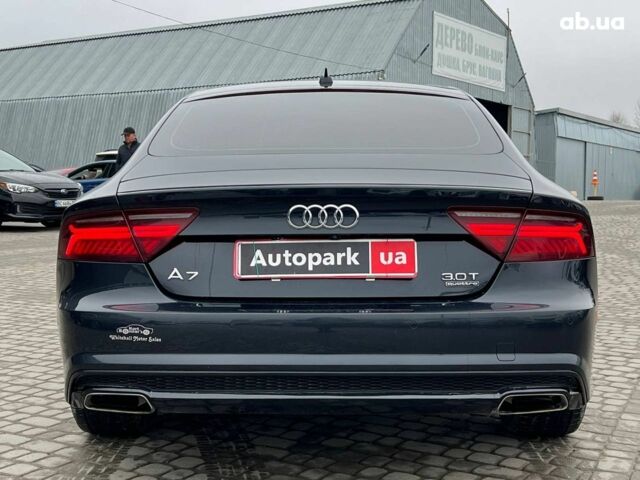 Синій Ауді A7 Sportback, об'ємом двигуна 3 л та пробігом 188 тис. км за 21490 $, фото 6 на Automoto.ua