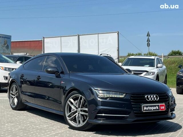 Синий Ауди A7 Sportback, объемом двигателя 3 л и пробегом 99 тыс. км за 24990 $, фото 22 на Automoto.ua