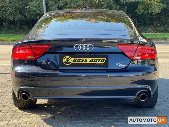 Синий Ауди A7 Sportback, объемом двигателя 3 л и пробегом 170 тыс. км за 21000 $, фото 3 на Automoto.ua