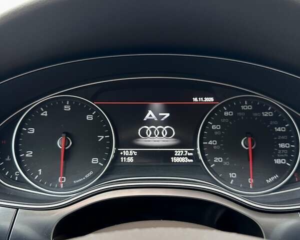 Синий Ауди A7 Sportback, объемом двигателя 3 л и пробегом 158 тыс. км за 19300 $, фото 19 на Automoto.ua