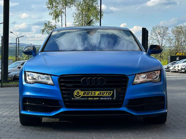 Синий Ауди A7 Sportback, объемом двигателя 3 л и пробегом 201 тыс. км за 19850 $, фото 1 на Automoto.ua