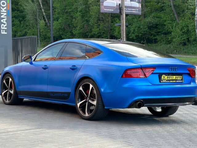 Синий Ауди A7 Sportback, объемом двигателя 3 л и пробегом 201 тыс. км за 19850 $, фото 3 на Automoto.ua