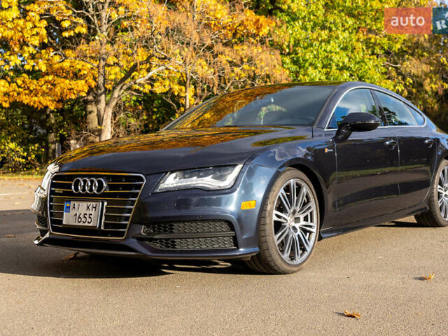 Синий Ауди A7 Sportback, объемом двигателя 3 л и пробегом 170 тыс. км за 26000 $, фото 28 на Automoto.ua