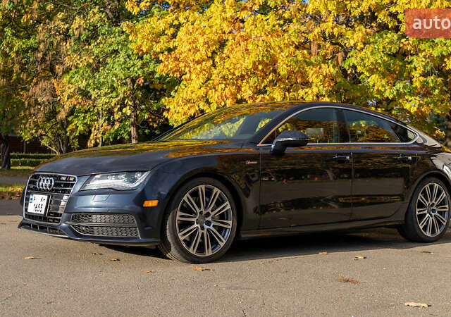 Синий Ауди A7 Sportback, объемом двигателя 3 л и пробегом 170 тыс. км за 26000 $, фото 2 на Automoto.ua