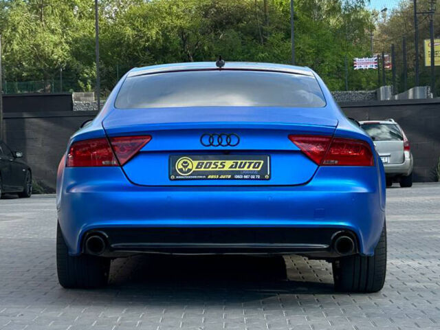 Синий Ауди A7 Sportback, объемом двигателя 3 л и пробегом 201 тыс. км за 19850 $, фото 4 на Automoto.ua