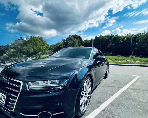 Синий Ауди A7 Sportback, объемом двигателя 3 л и пробегом 77 тыс. км за 27350 $, фото 4 на Automoto.ua
