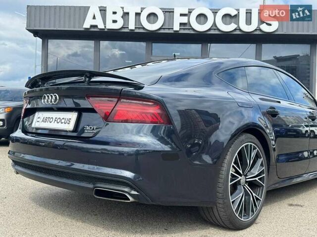 Синий Ауди A7 Sportback, объемом двигателя 3 л и пробегом 105 тыс. км за 24490 $, фото 7 на Automoto.ua
