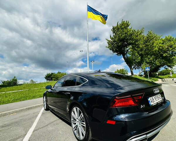 Синий Ауди A7 Sportback, объемом двигателя 3 л и пробегом 77 тыс. км за 27350 $, фото 1 на Automoto.ua