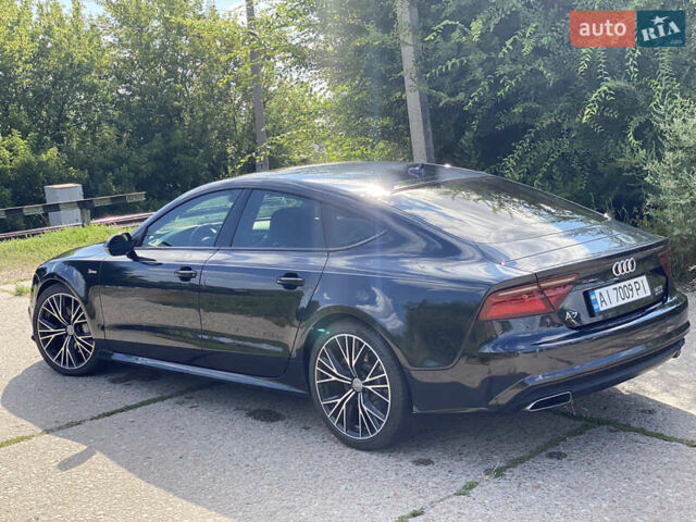 Синій Ауді A7 Sportback, об'ємом двигуна 3 л та пробігом 115 тис. км за 23900 $, фото 2 на Automoto.ua