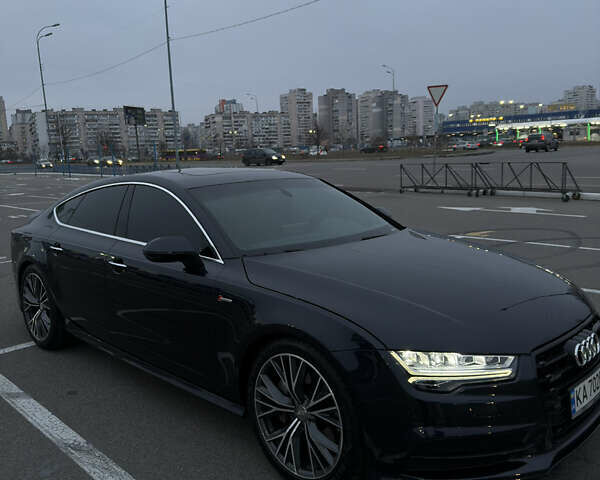 Ауди A7 Sportback 2015 в Киеве на Automoto.ua Синий Ауди A7 Sportback, объемом двигателя 3 л и пробегом 128 тыс. км за 25500 $, фото 3 на Automoto.ua