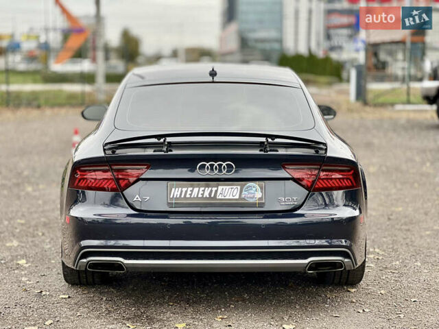 Синий Ауди A7 Sportback, объемом двигателя 3 л и пробегом 209 тыс. км за 22500 $, фото 4 на Automoto.ua