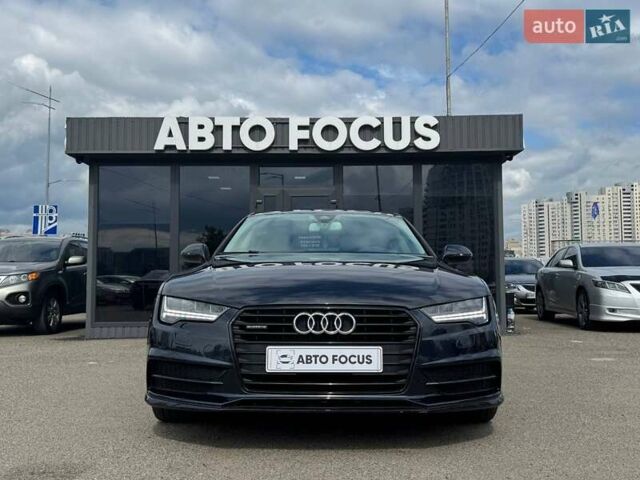 Синий Ауди A7 Sportback, объемом двигателя 3 л и пробегом 105 тыс. км за 24490 $, фото 2 на Automoto.ua
