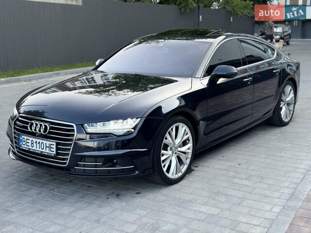 Синий Ауди A7 Sportback, объемом двигателя 3 л и пробегом 120 тыс. км за 27200 $, фото 2 на Automoto.ua