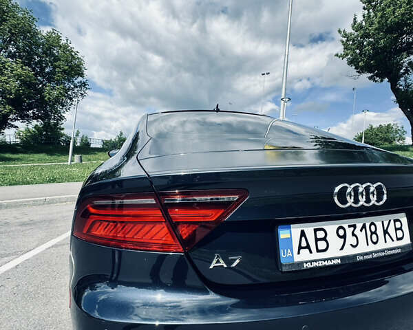 Синий Ауди A7 Sportback, объемом двигателя 3 л и пробегом 77 тыс. км за 27350 $, фото 3 на Automoto.ua